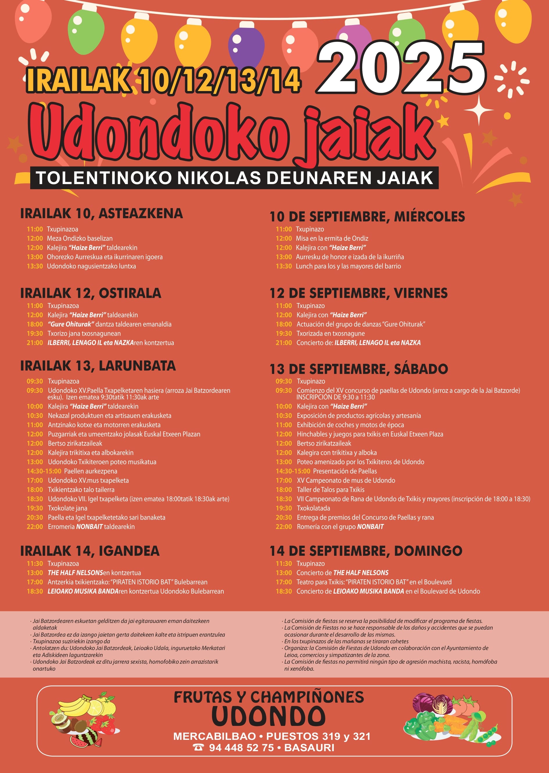 UDONDOKO JAIAK kartela