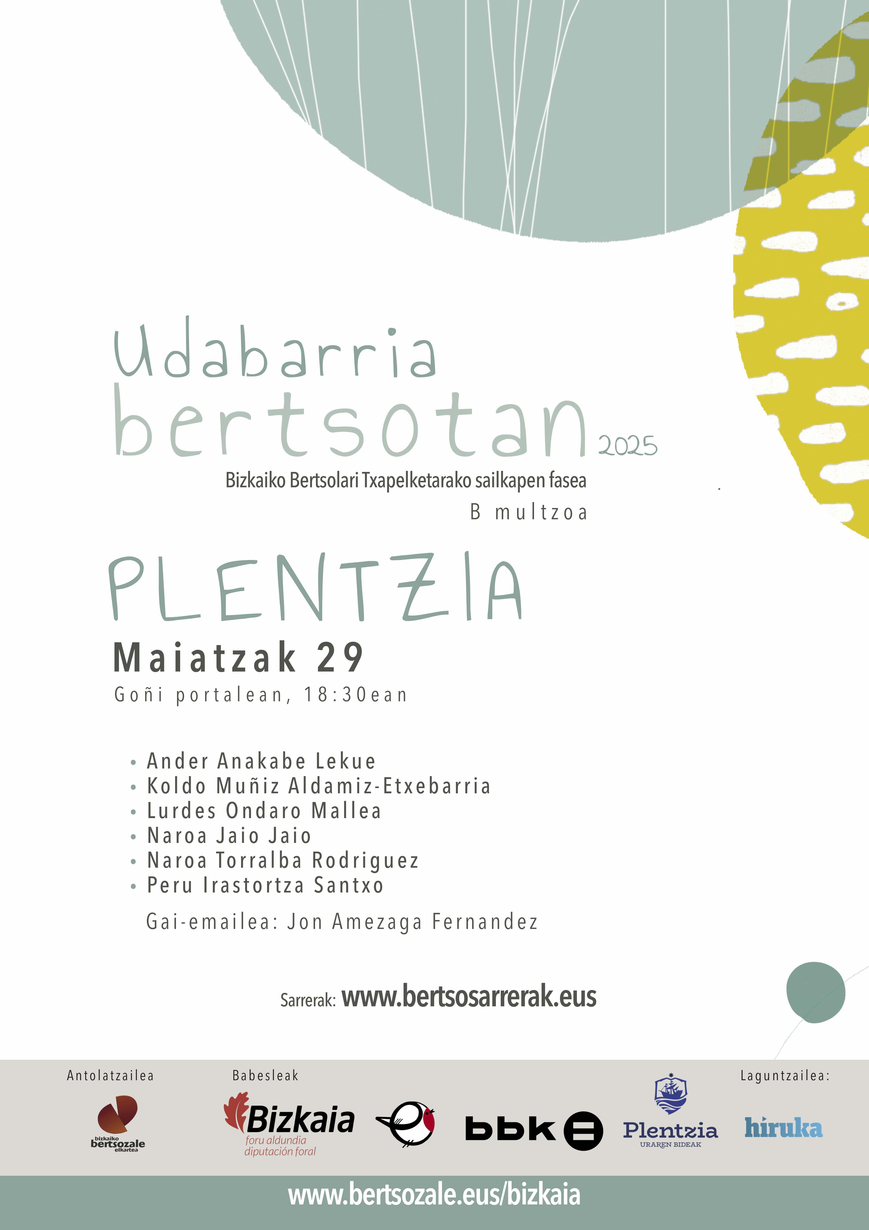 UdabarriaBertsotan Plentzia